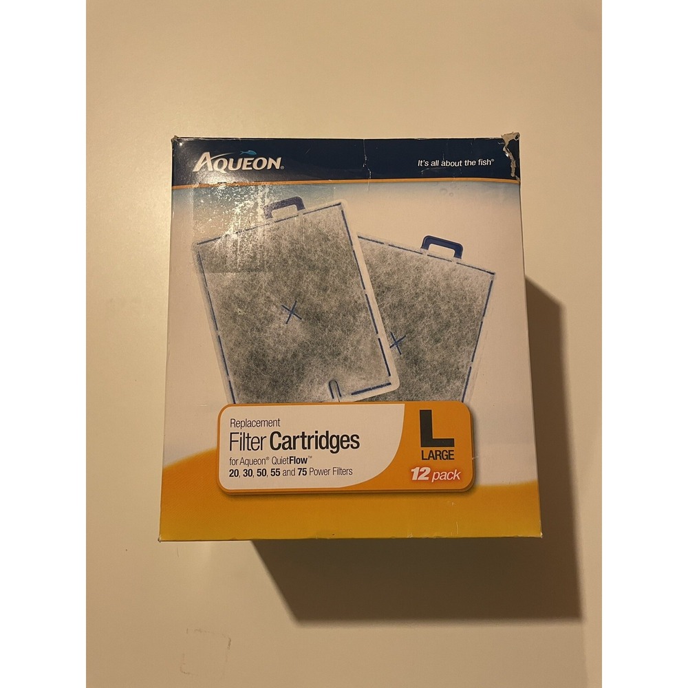 Aqueon 100106419 Quiet Flow Large Filter Cartridge - 8 Pack!